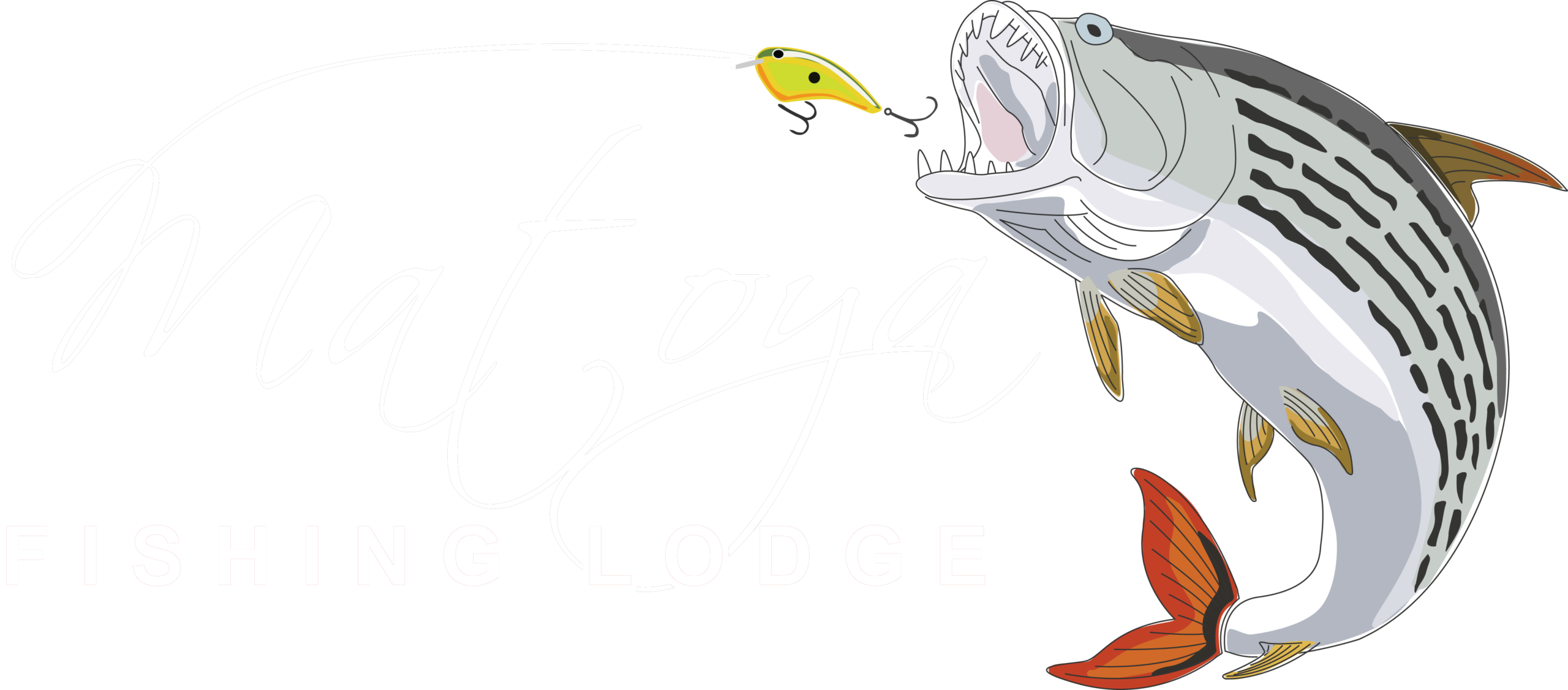 Matoya Fishing Lodge Logo White
